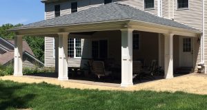 Hip roof with 12x12 columns (1)